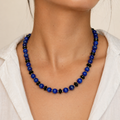 Collar con ojo de gato, ónix y cristal Miyuki