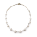 Collar de perla de ágata, cristal Victoria y perla concha